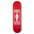 Shape Girl Skateboards Bennett 93 Til Deck - Vermelho / Branco