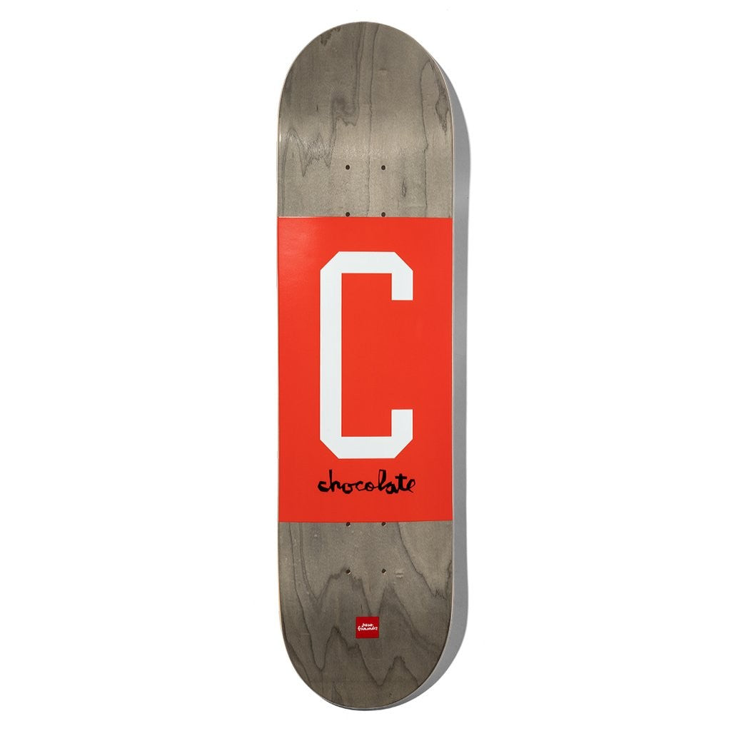 Shape Chocolate Skateboards Fernandez Big C Deck - Marrom / Vermelho / Branco