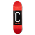 Shape Chocolate Skateboards Alvarez Big C Deck - Marrom / Vermelho / Branco