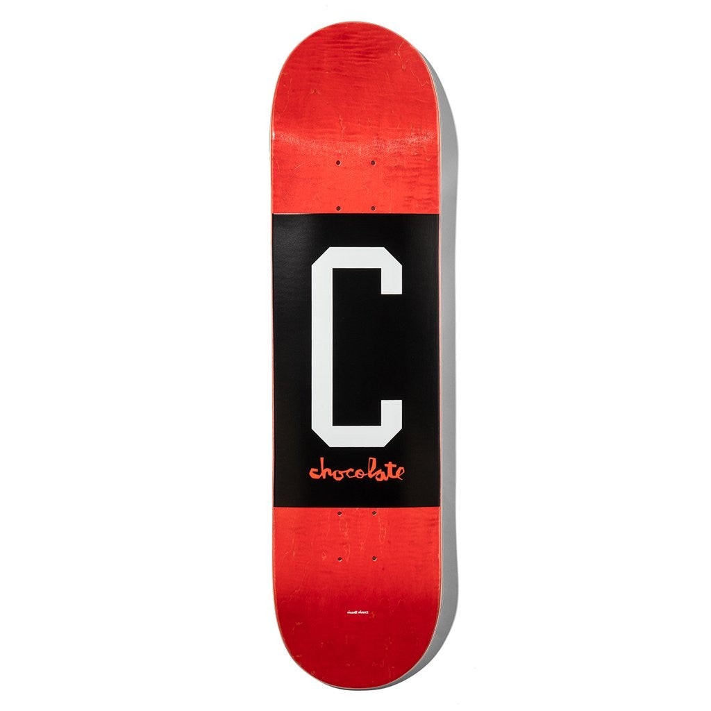 Shape Chocolate Skateboards Alvarez Big C Deck - Marrom / Vermelho / Branco