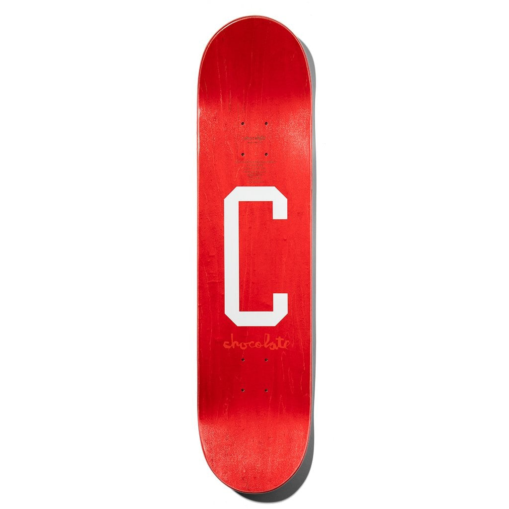 Shape Chocolate Skateboards Alvarez Big C Deck - Marrom / Vermelho / Branco