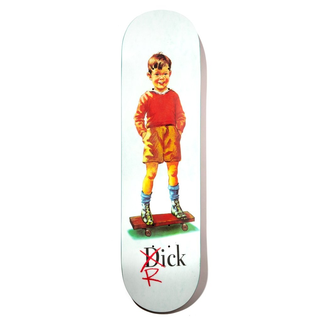 Shape Girl Skateboards Howard Dick Slick Deck - Branco