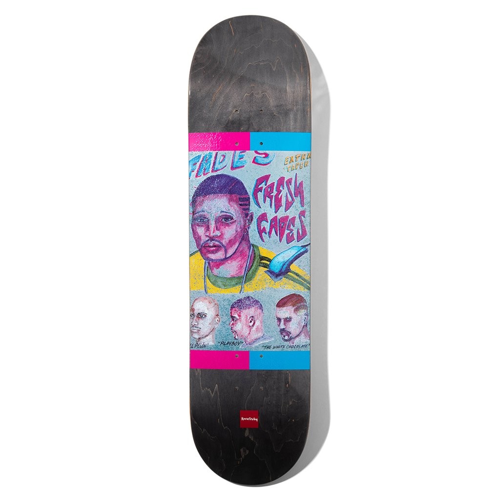 Shape Chocolate Skateboards Tershy Cuts Deck - Preto / Rosa / Azul