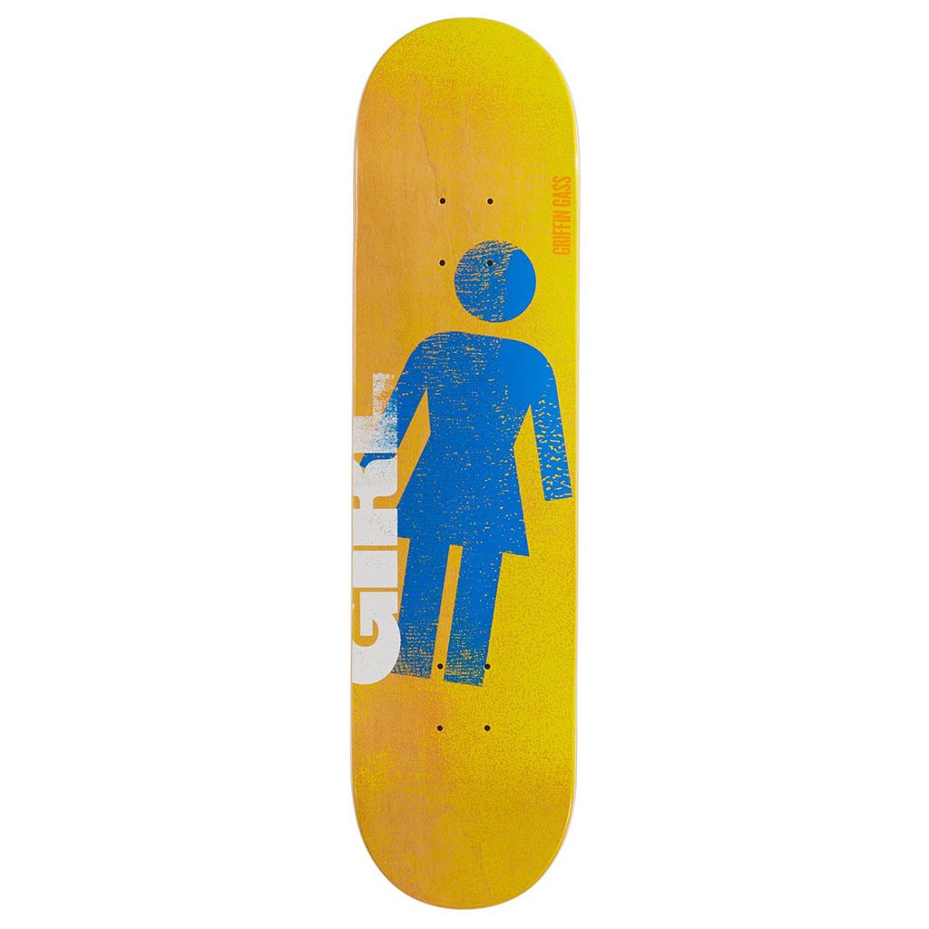 Shape Girl Skateboards Griffin Gass Roller OG Deck - Laranja / Azul