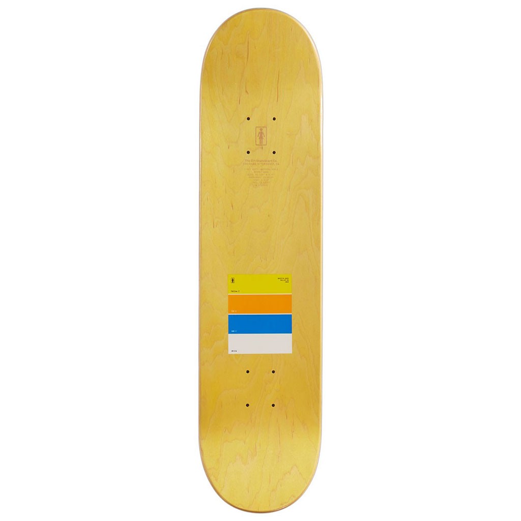 Shape Girl Skateboards Griffin Gass Roller OG Deck - Laranja / Azul