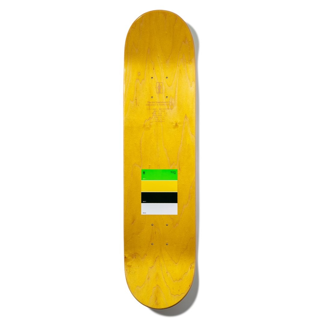 Shape Girl Skateboards Malto Roller OG Deck - Verde / Preto / Branco