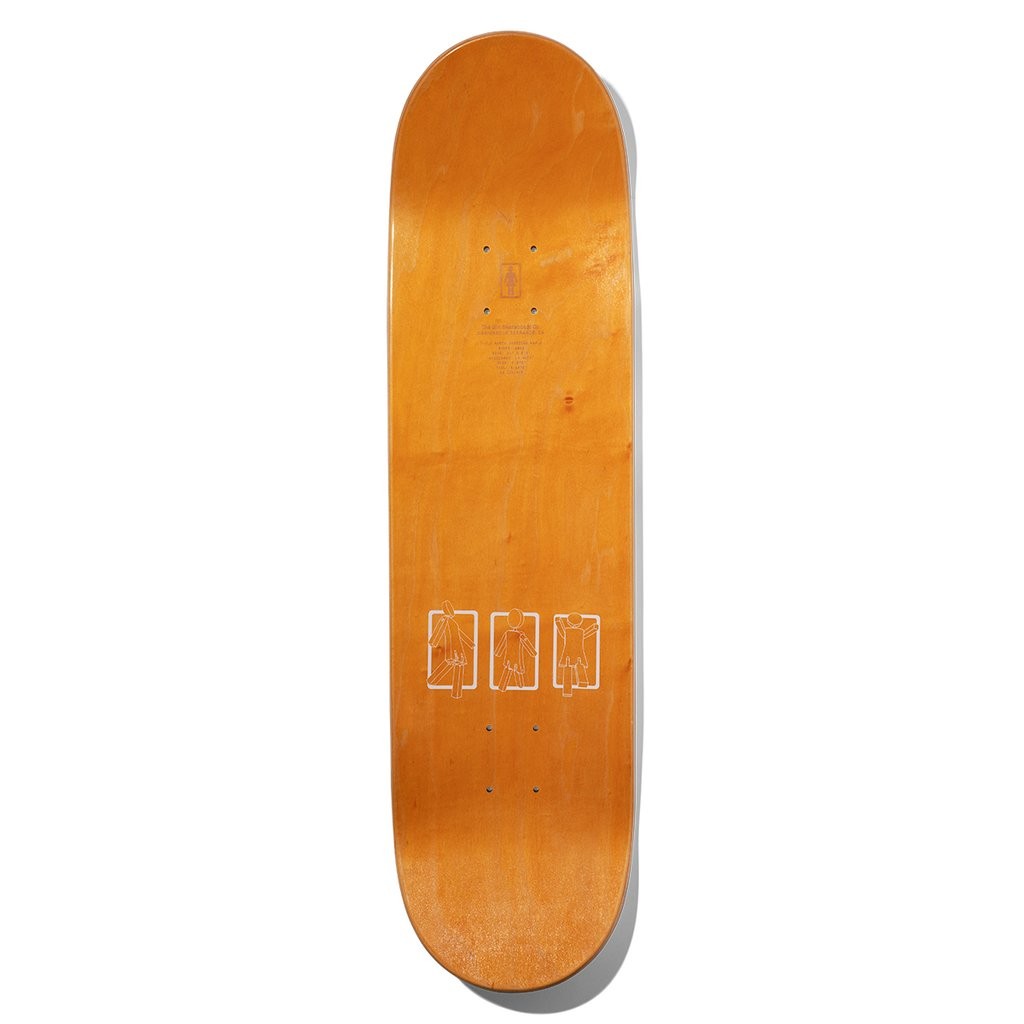 Shape Girl Skateboards Gass Marionette Deck - Marrom / Branco / Preto