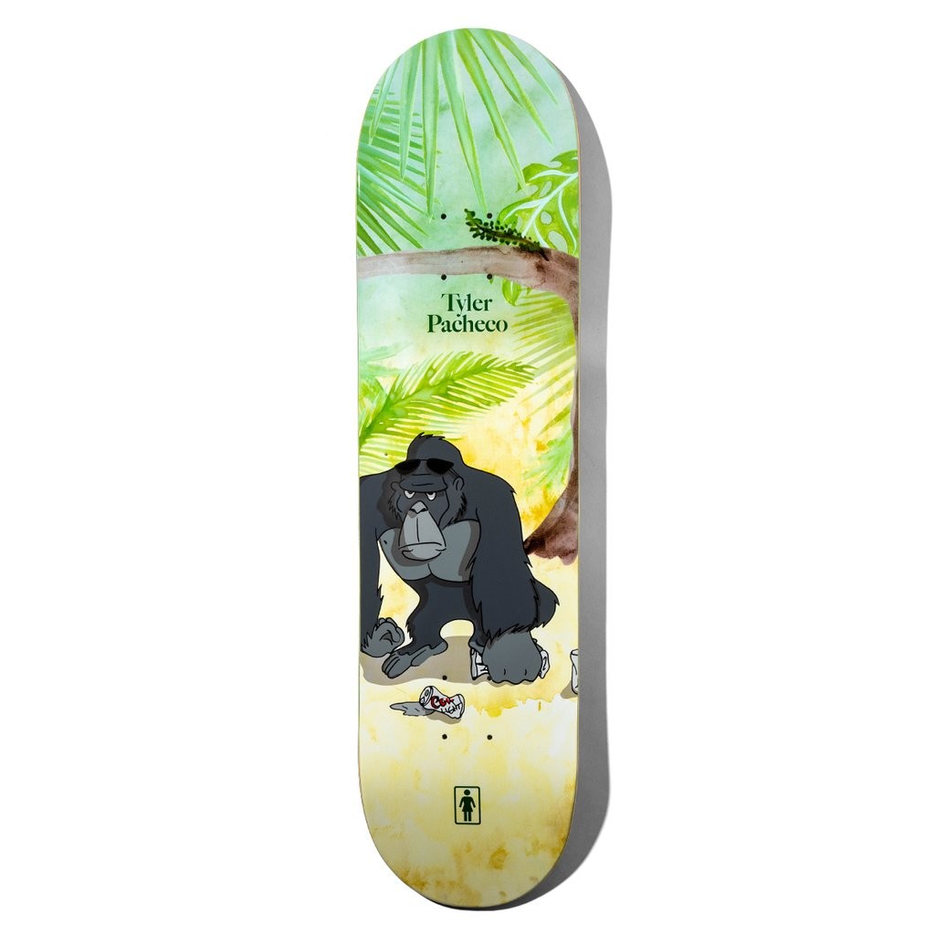 Shape Girl Skateboards Pacheco Jungle Beers Deck - Verde
