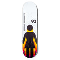 Shape Girl Skateboards Bennett Future OG Deck - Branco / Preto / Amarelo