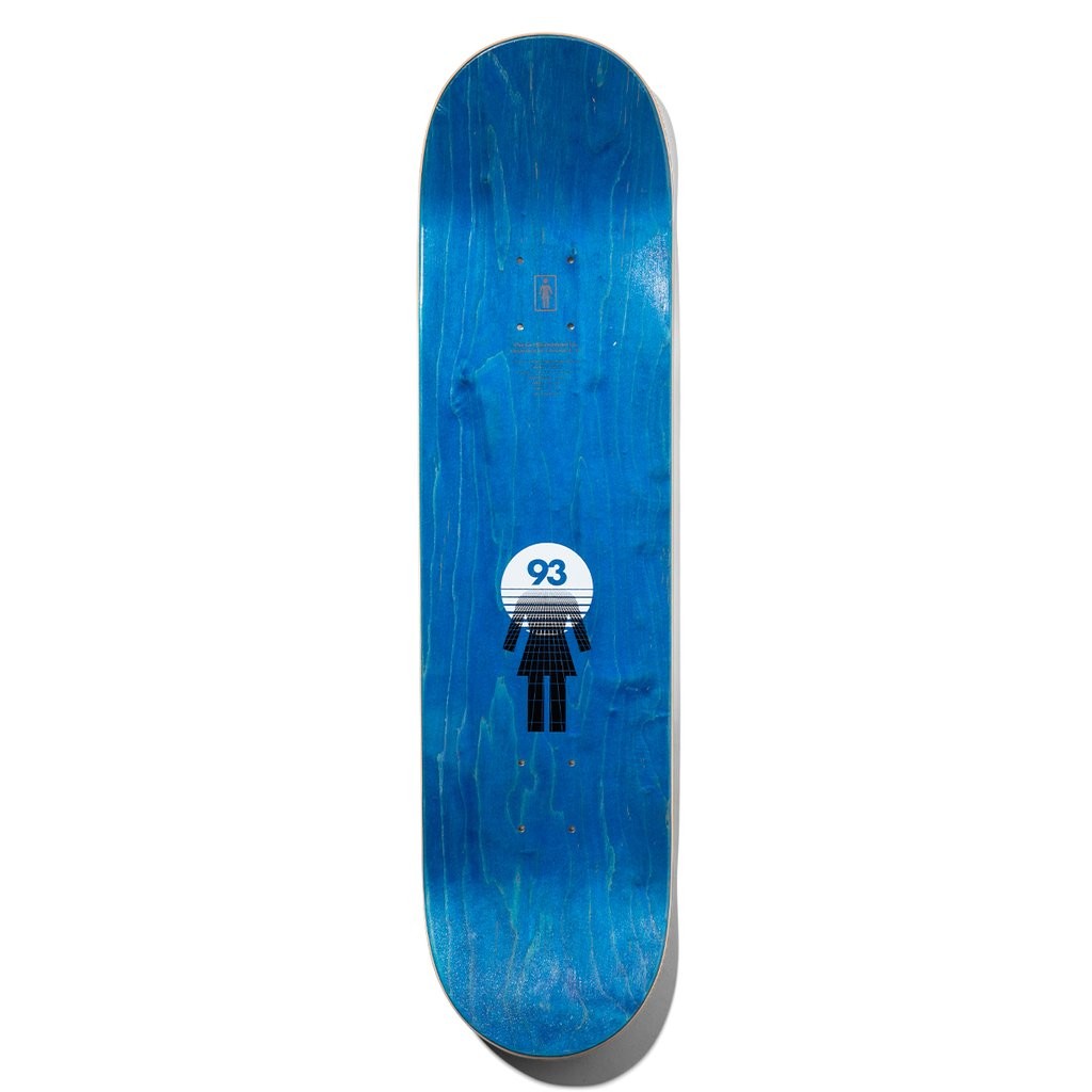 Shape Girl Skateboards Bennett Future OG Deck - Branco / Preto / Amarelo