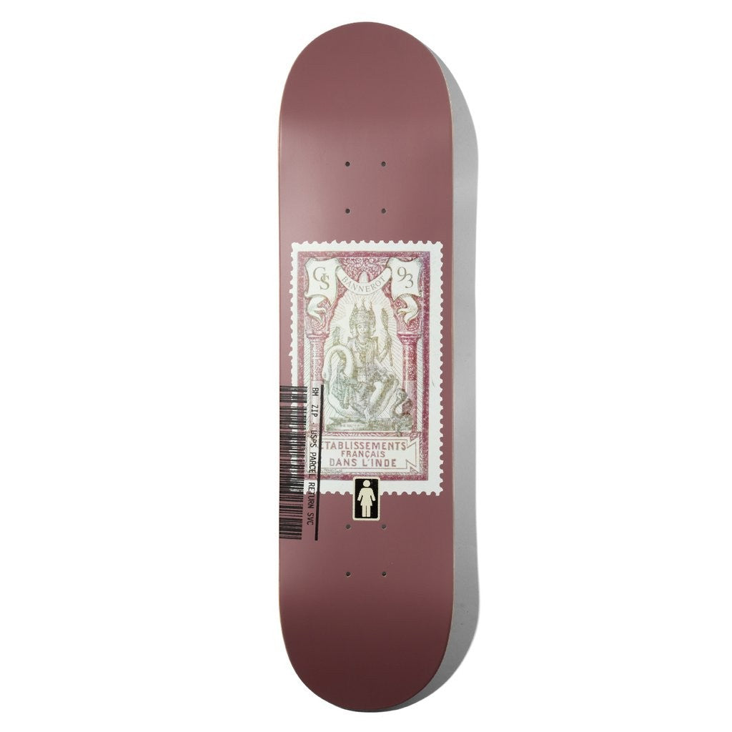 Shape Girl Skateboards Bannerot Postal Deck - Marrom