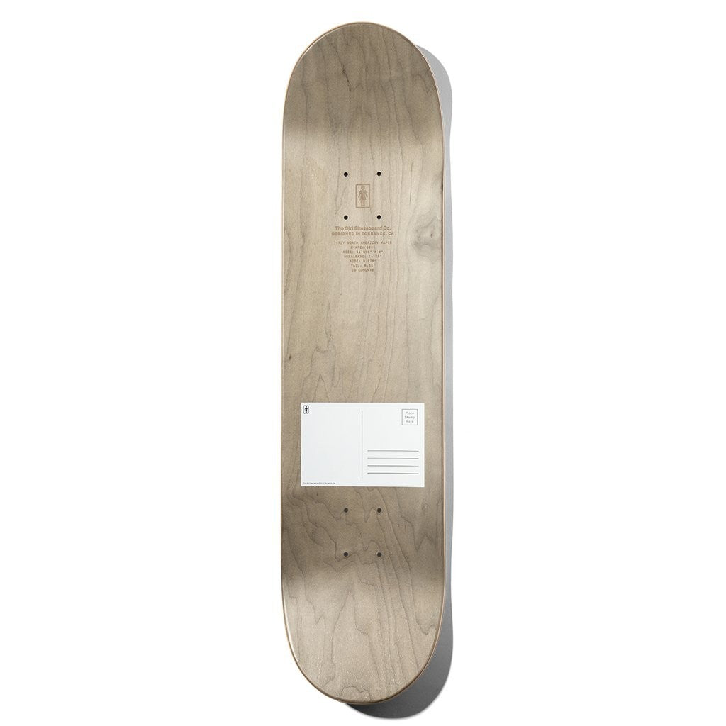 Shape Girl Skateboards Bannerot Postal Deck - Marrom