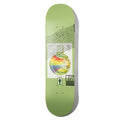 Shape Girl Skateboards Malto Postal Deck - Verde / Branco / Amarelo