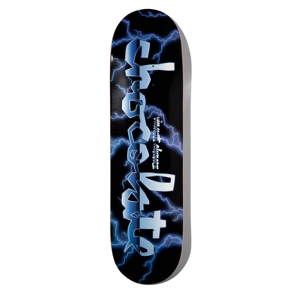 Shape Chocolate Skateboards Alvarez Lightning Deck - Preto / Azul