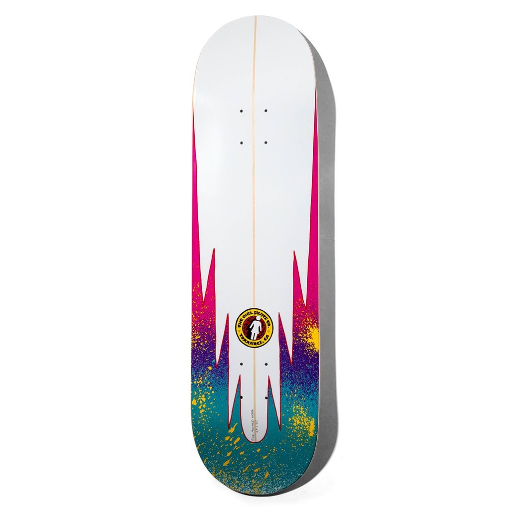 Shape Girl Skateboards Howard GSSC Deck - Branco / Rosa / Azul