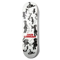 Shape Girl Skateboards Bannerot Kokopelli Deck - Branco / Preto / Vermelho