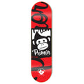 Shape Primor Skateboards Cut Rectangle - Vermelho / Preto