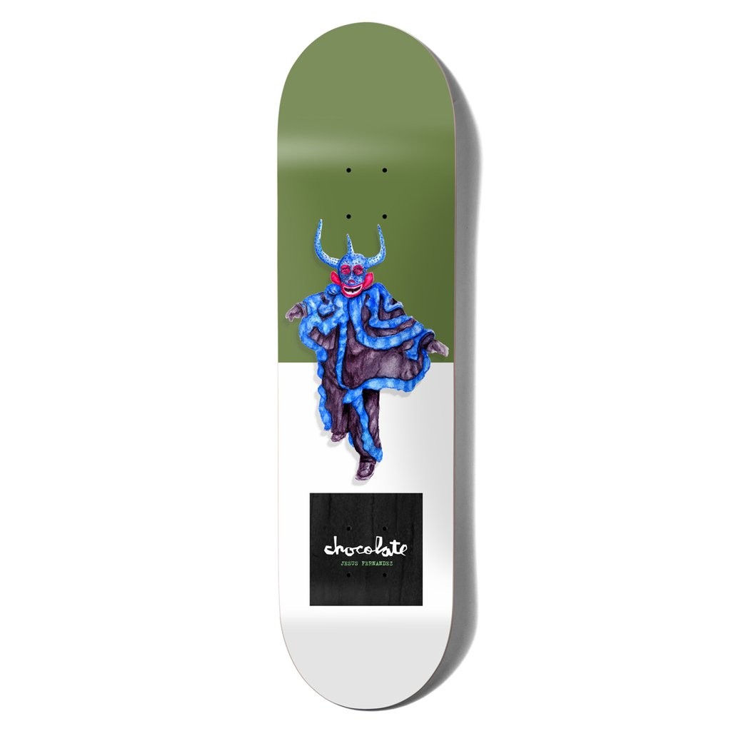 Shape Chocolate Skateboards Fernandez Carnival - Verde / Branco
