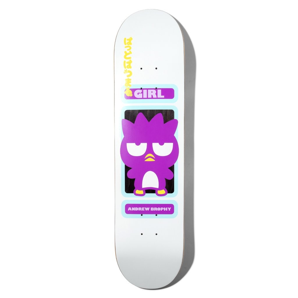Shape Girl Skateboards Brophy Sanrio Deck - Branco / Roxo / Preto