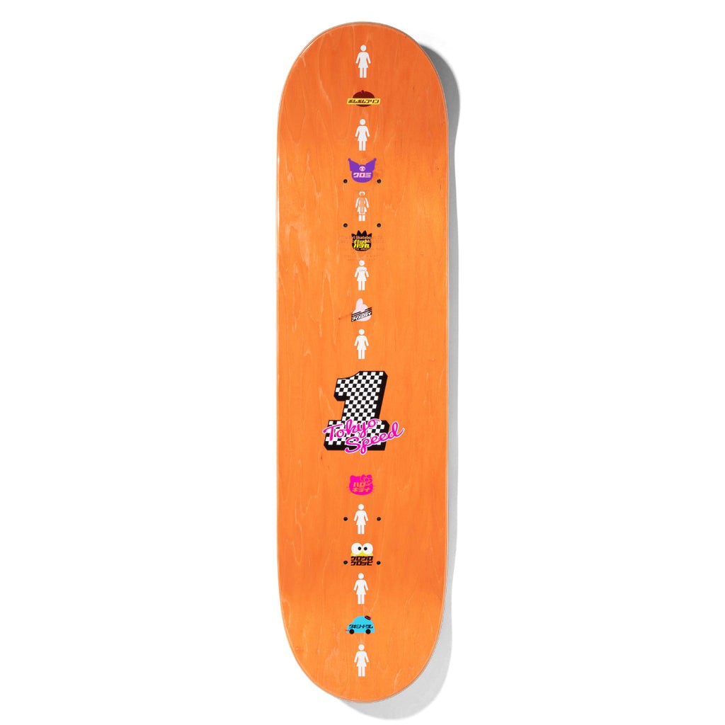 Shape Girl Skateboards Pacheco Sanrio Tokyo Speed - Amarelo / Preto / Branco