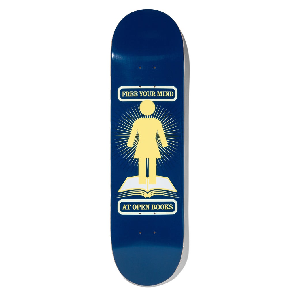 Shape Girl Skateboards Bennett Open Books - Marinho