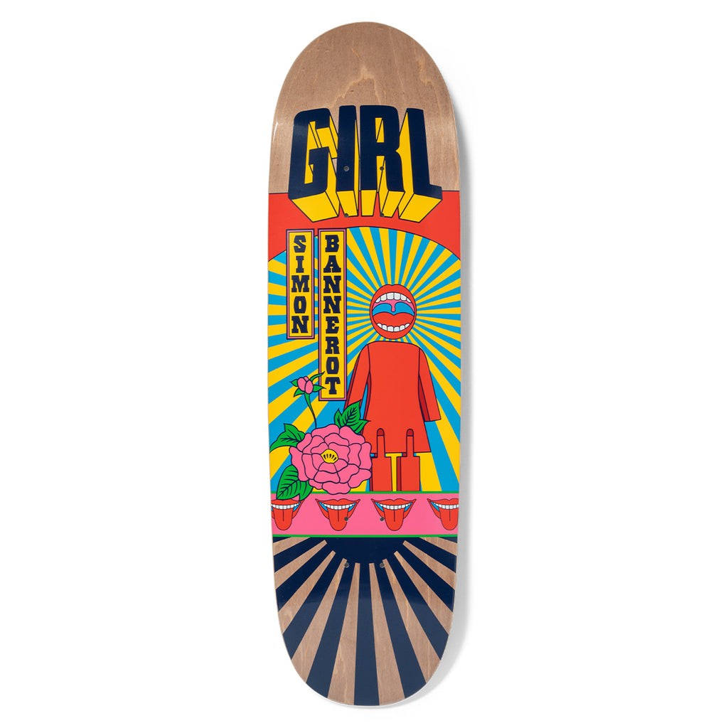 Shape Girl Skateboards Bannerot Rising Loveseat - Marrom / Vermelho / Preto