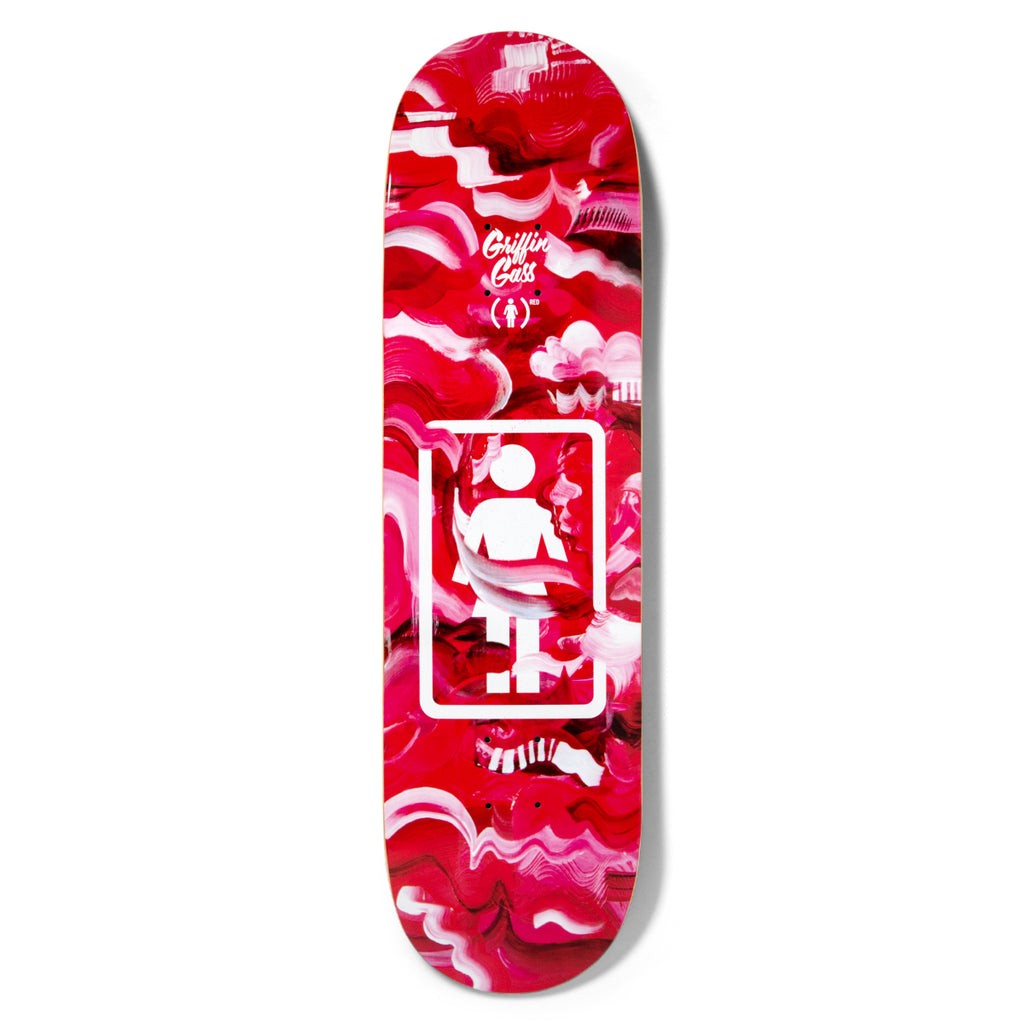Shape Girl Skateboards Gass RED OG - Vermelho / Branco