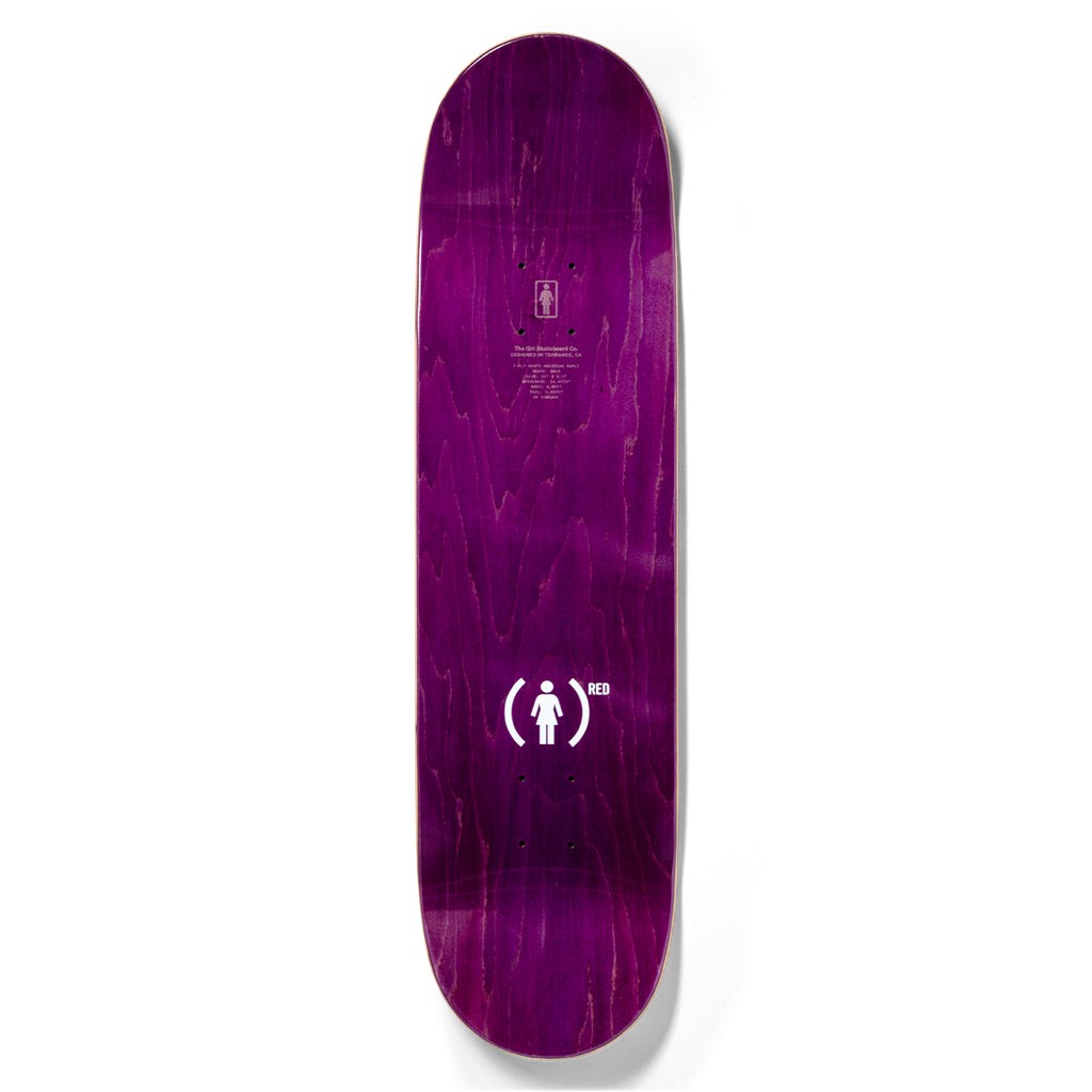 Shape Girl Skateboards Gass RED OG - Vermelho / Branco