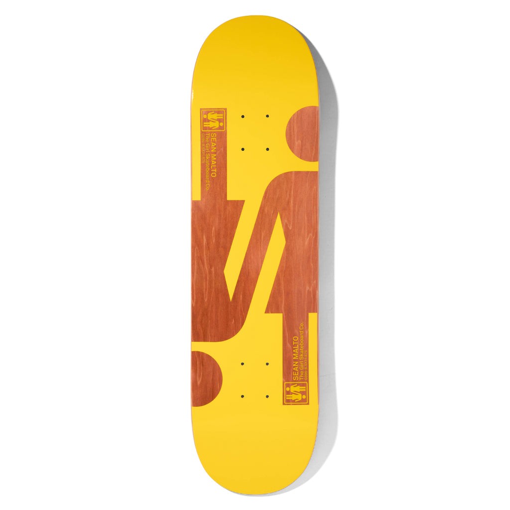 Shape Girl Skateboards Malto Double OG - Amarelo / Marrom