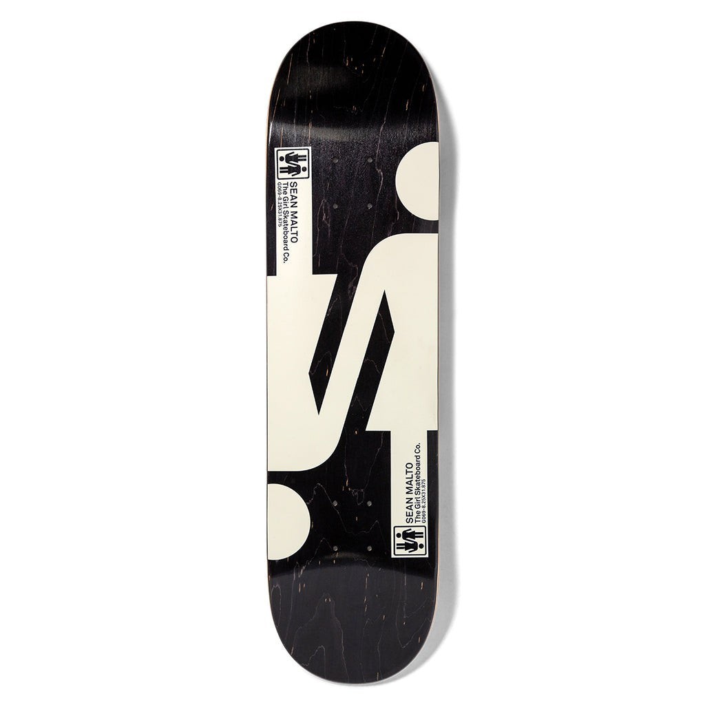 Shape Girl Skateboards Malto Double OG - Preto / Branco