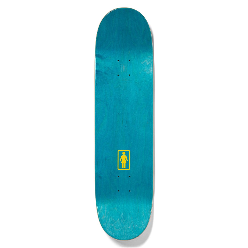 Shape Girl Skateboards Introvert OG Brophy - Branco / Rosa / Amarelo