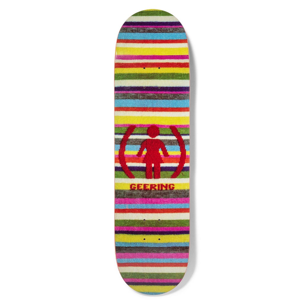 Shape Girl Skateboards Tuesday RED Geering - Vermelho / Amarelo / Azul