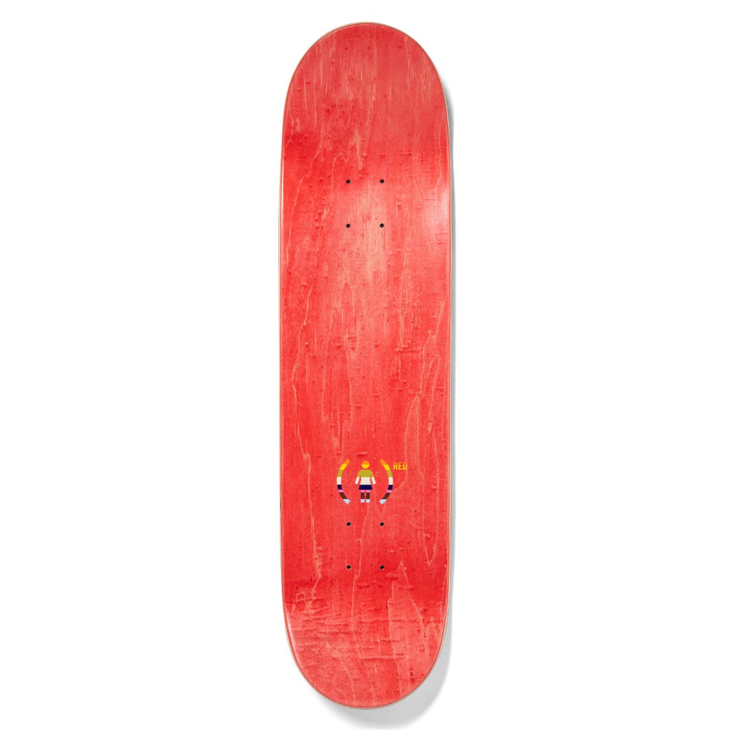 Shape Girl Skateboards Tuesday RED Geering - Vermelho / Amarelo / Azul