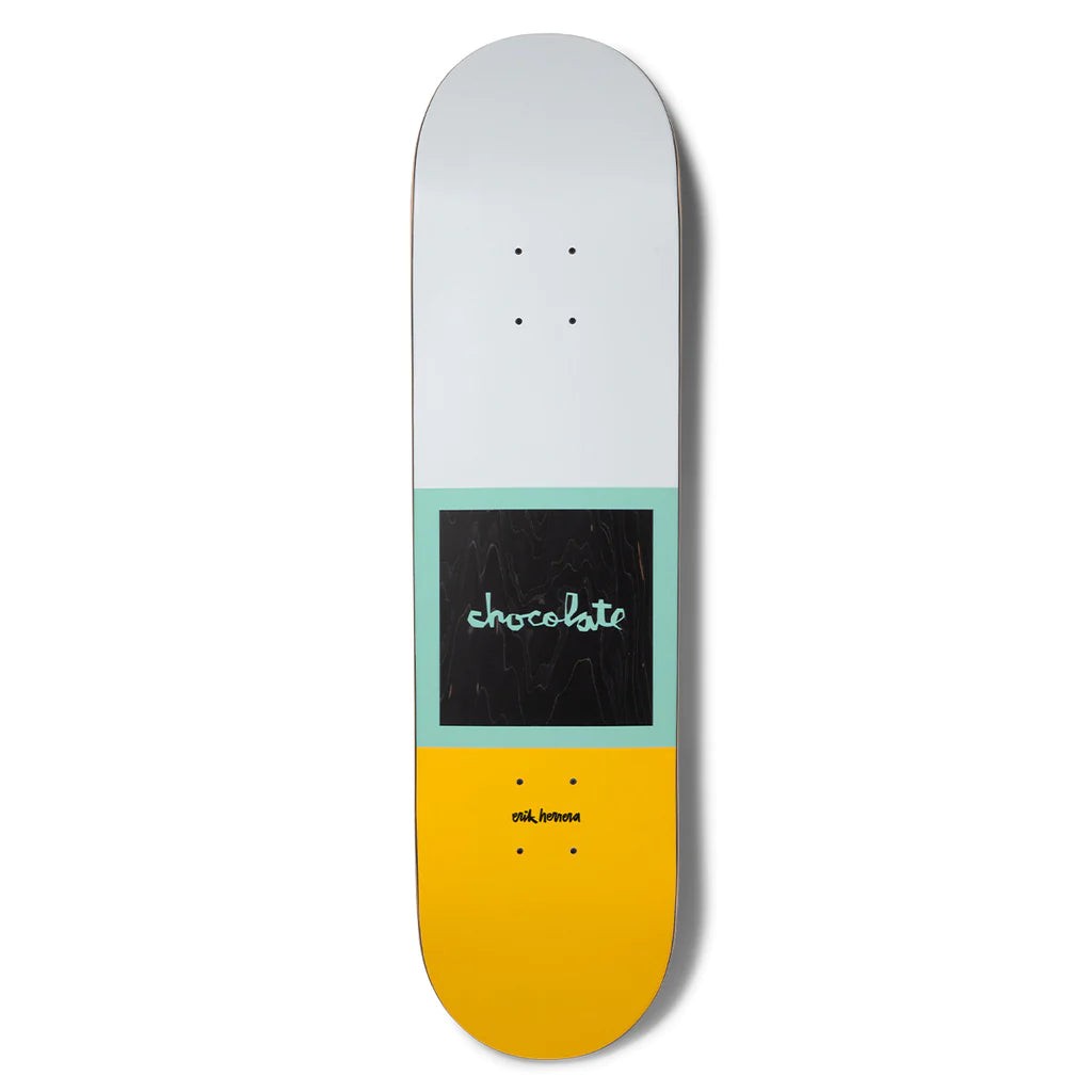 Shape Chocolate Skateboards Herrera OG Square - Branco / Amarelo