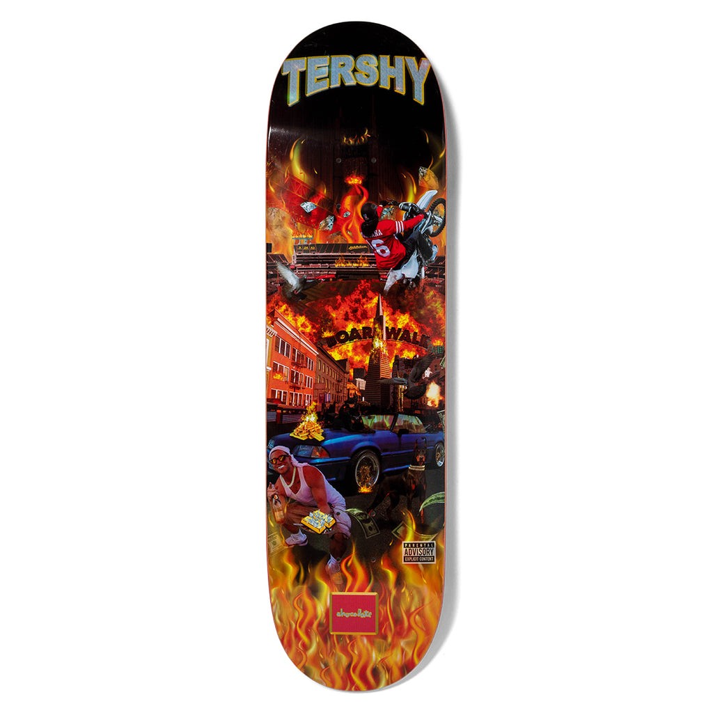 Shape Chocolate Skateboards Tershy Block Is Hot - Preto / Vermelho