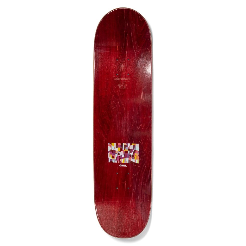 Shape Girl Skateboards Bennett Emergence - Marrom / Branco / Amarelo