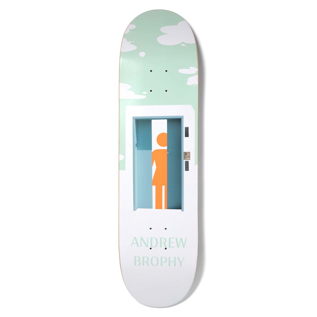Shape Girl Skateboards Brophy Peekaboo - Branco / Verde