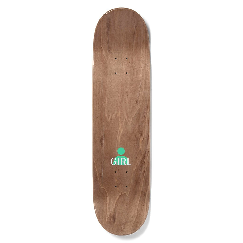 Shape Girl Skateboards Gass Peekaboo - Branco / Cinza