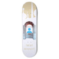 Shape Girl Skateboards Neils Bennett Peekaboo - Branco / Bege