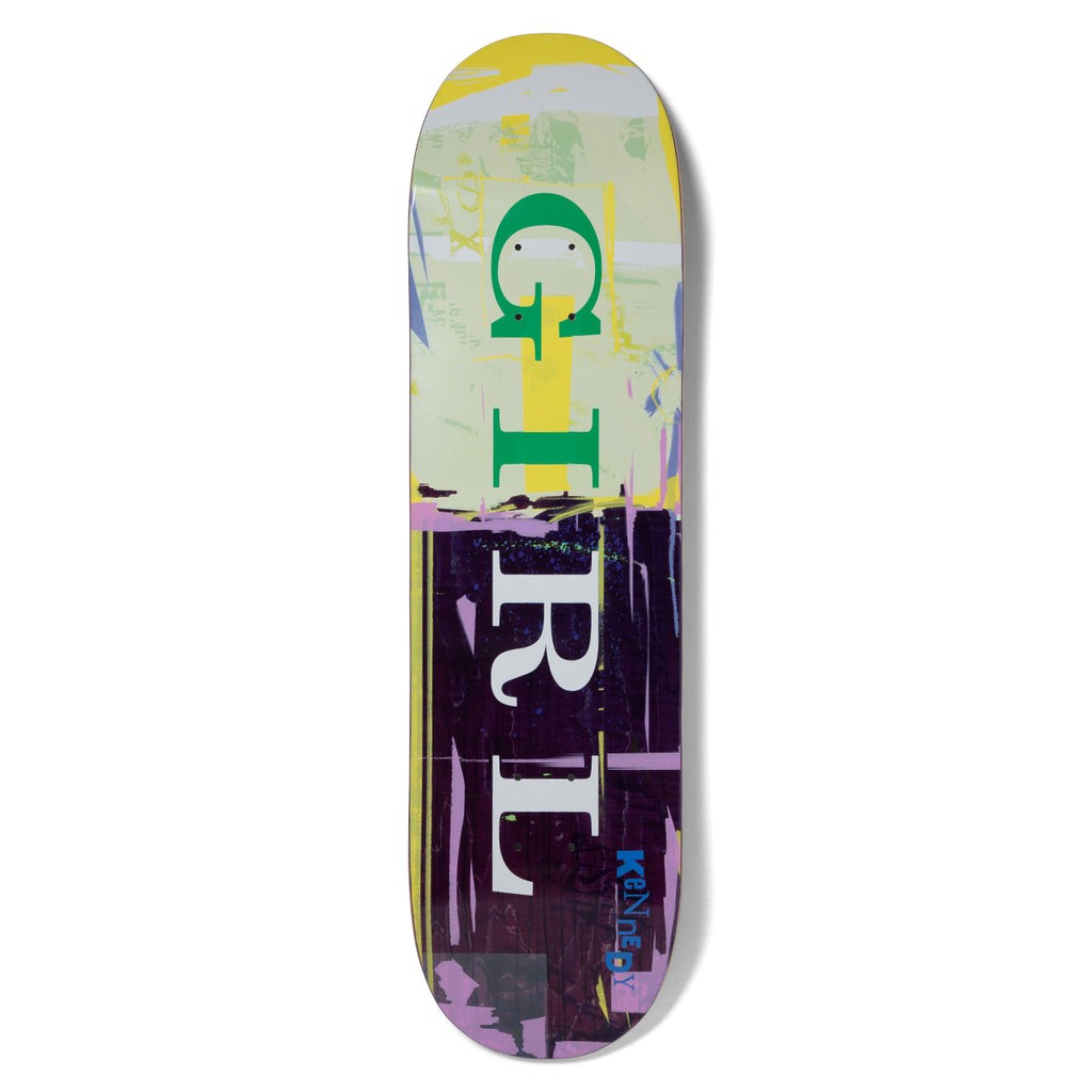 Shape Girl Skateboards Kennedy Letterpress - Marinho / Verde
