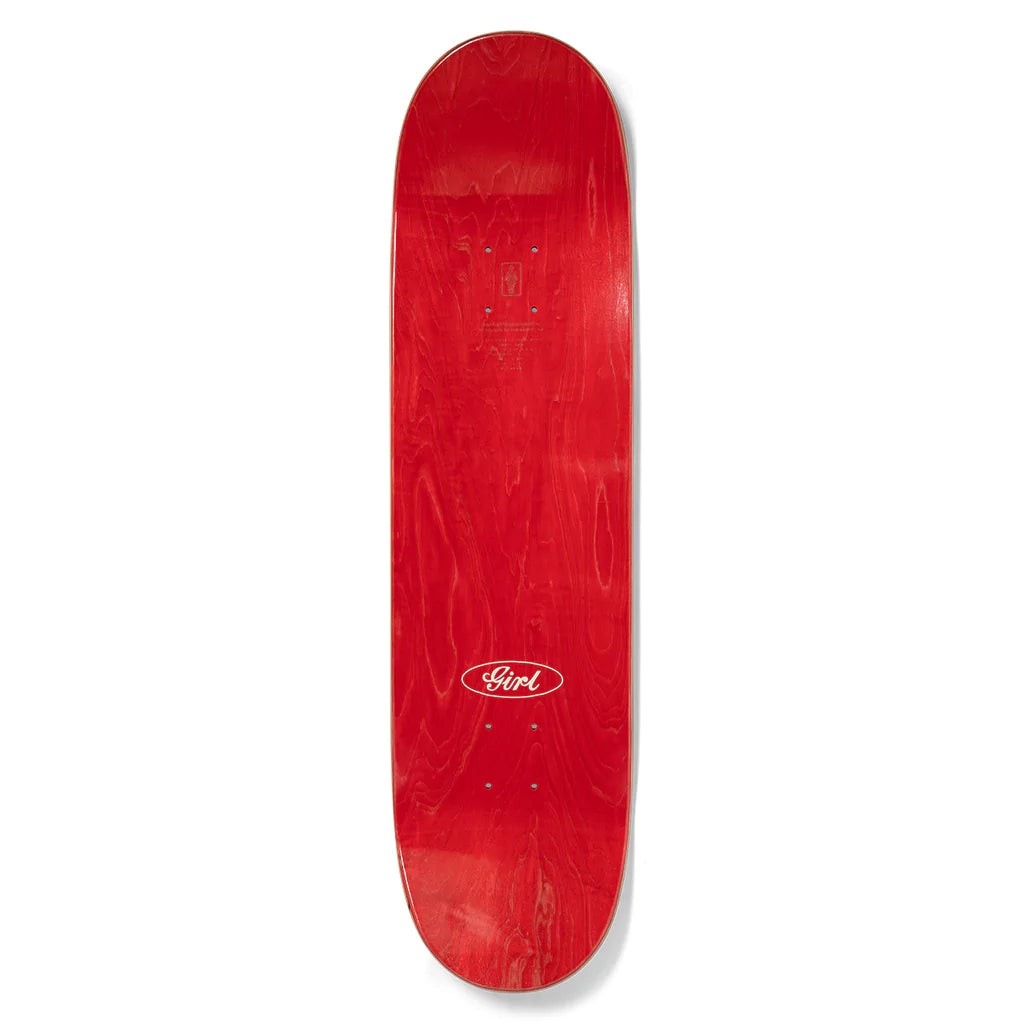 Shape Girl Skateboards Andrew Brophy Racing - Bege / Vermelho