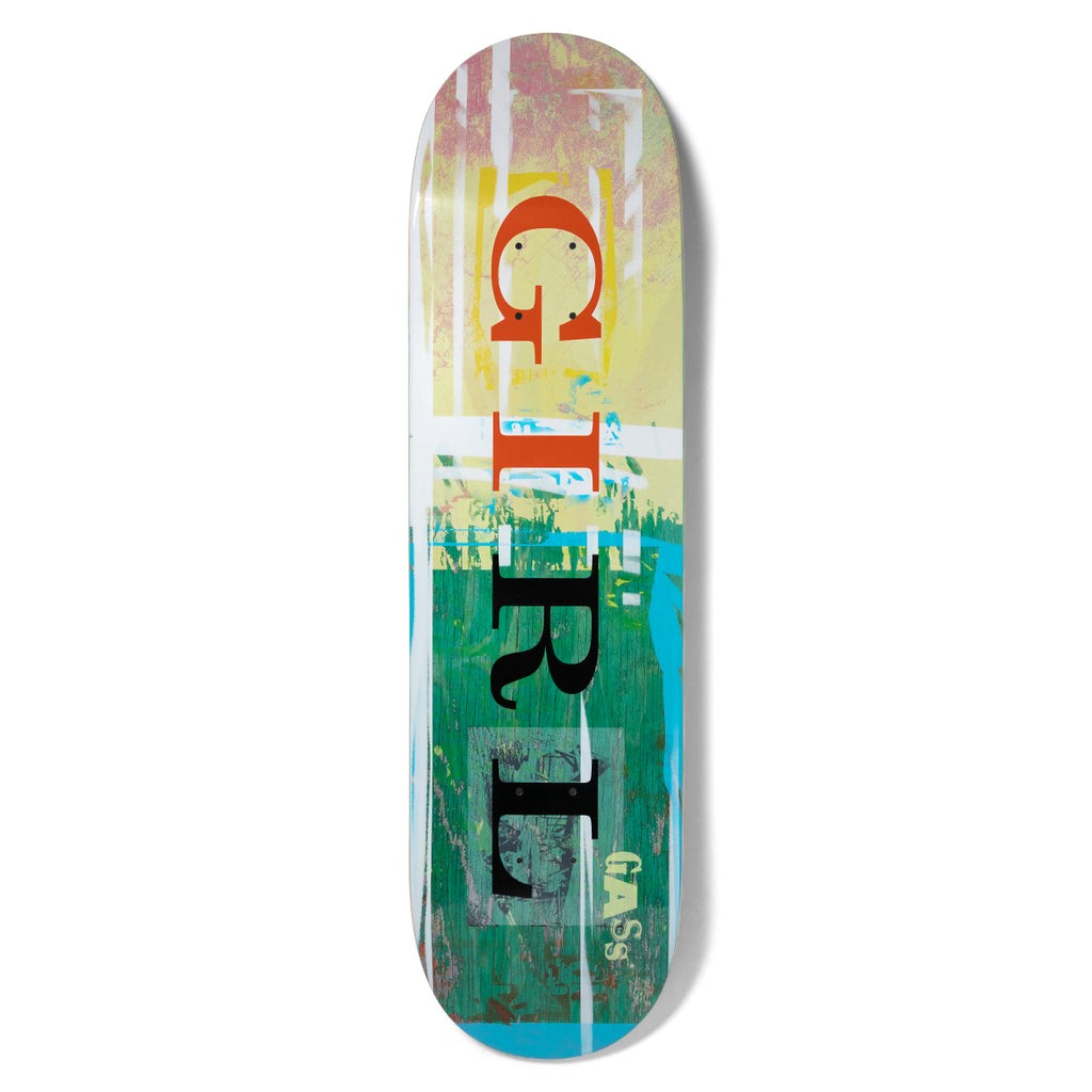 Shape Girl Skateboards Gass Letterpress Pop Secret - Verde / Verde