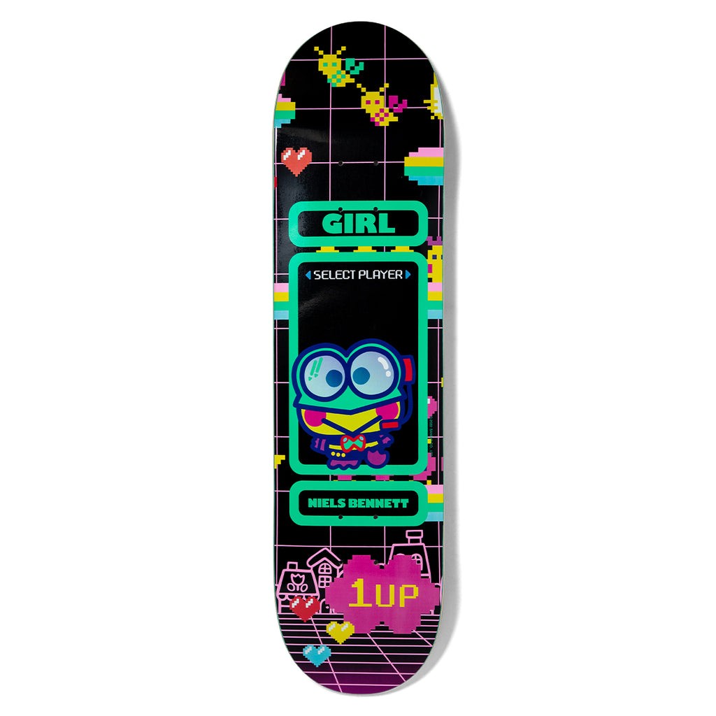 Shape Girl Skateboards Bennett Kawaii Arcade - Preto / Verde