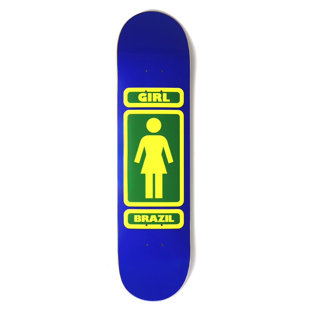 Shape Girl Skateboards We OG Brazil - Azul / Verde / Amarelo