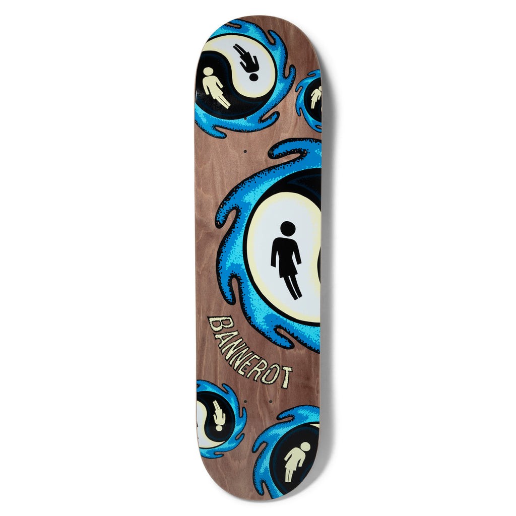Shape Girl Skateboards Bannerot Yin-Yang - Azul / Preto
