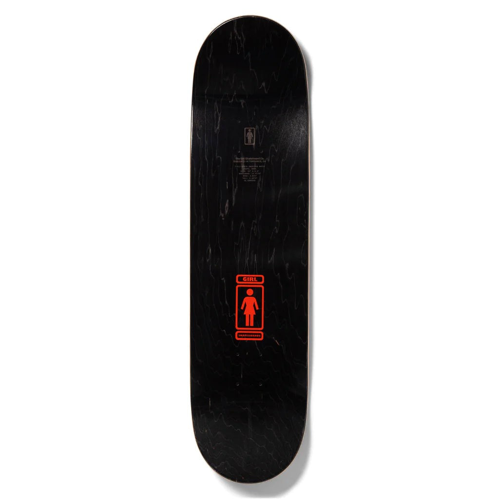 Shape Girl Skateboards Davis Herspective - Preto / Vermelho