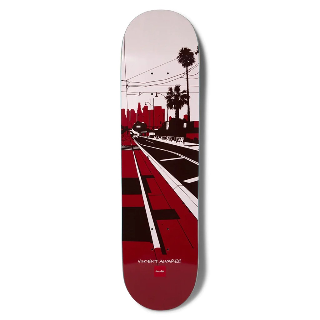 Shape Chocolate Skateboards Alvarez City Series - Vermelho / Preto