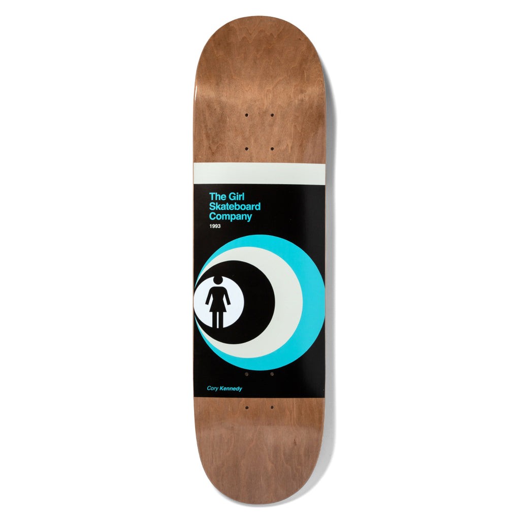 Shape Girl Skateboards Kennedy Intl OG Deck - Marrom / Preto / Azul