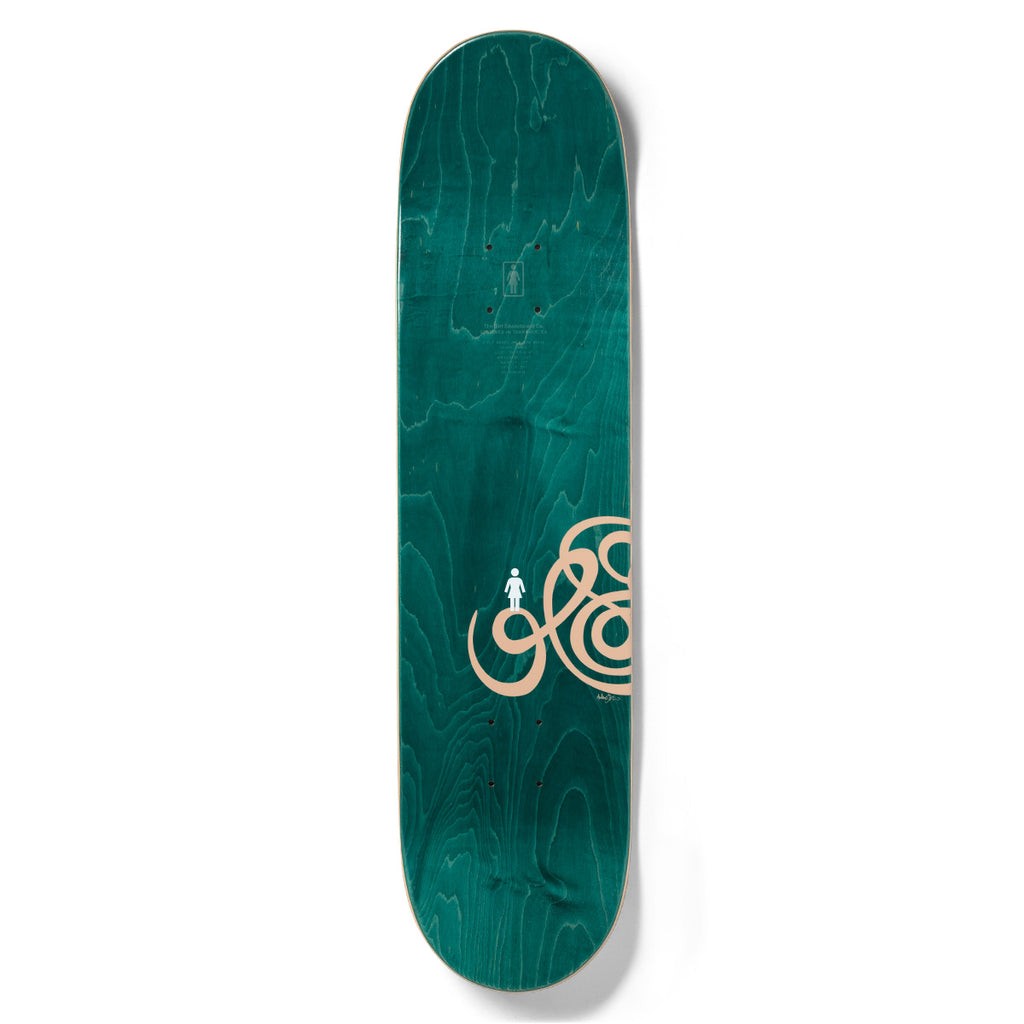 Shape Girl Skateboards Geering Jenkins 30 Swirls - Cinza / Vermelho