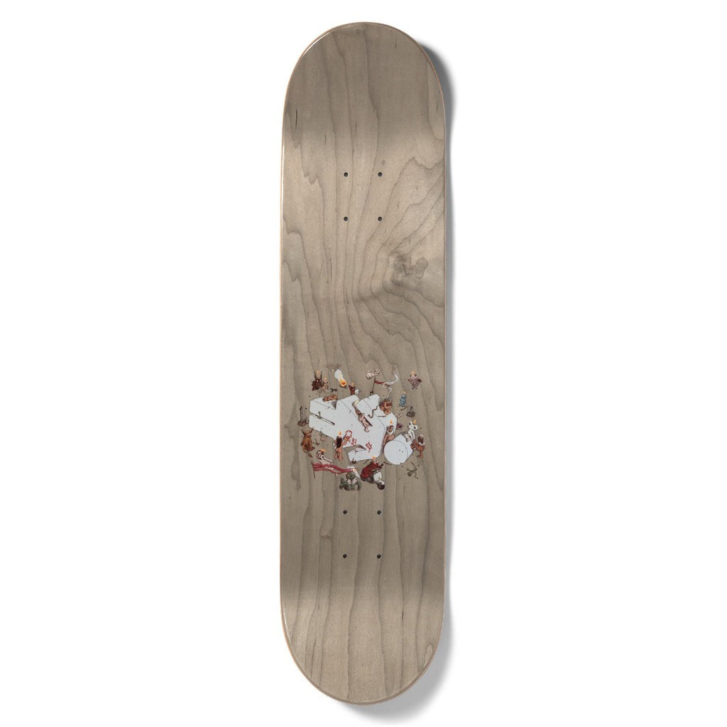Shape Girl Skateboards Geering Monumental - Marrom / Branco / Laranja